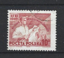 Poland 1949 Popular Movement Union Congress Y.T. 558 (0) - Usados