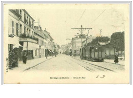 92.BOURG LA REINE.GRANDE RUE.TRAMWAY - Bourg La Reine