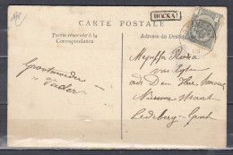 Postkaart Van Stavelot Naar Ledeberg Met Langstempel Hockai - Linear Postmarks