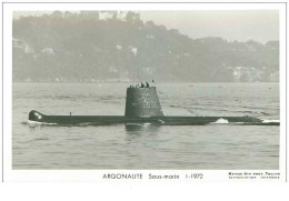 Bateau. N°36022 .argonaute. Sous-marin . 1958/1976.guerre - Sottomarini