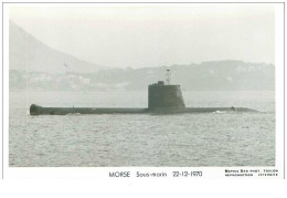 Bateau. N°36042 . Morse. Sous-marin . 1970. Guerre - Sottomarini
