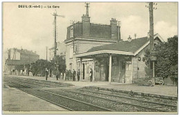 95.DEUIL.n°35.LA GARE.RARE - Deuil La Barre