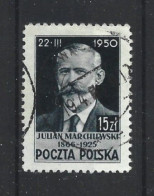 Poland 1950 J. Marchlewski Y.T. 567 (0) - Used Stamps