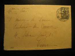 LISBOA 1933 To Viseu Overprinted Stamp On Cancel Cover PORTUGAL - Lettres & Documents