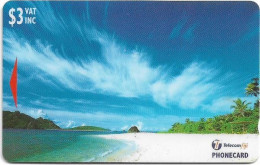 Fiji - Tel. Fiji - Yasawa Islands - Wayasewa - 26FJB - 1998, 3$, 50.000ex, Used - Fidschi
