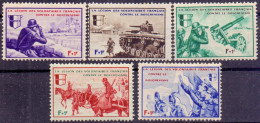 FRANCE LEGION CONTRA BOLCHEVISME - NAPOLEON ARMY - MOSCOW - TANK HOWITZER - **MNH - 1942 - WW2