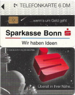 Germany - Sparkasse Astronaut (Overpint 'Sparkasse Bonn') - O 2476 - 11.1994, 6DM, Used - O-Reeksen : Klantenreeksen