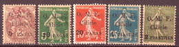 Cilicia 1920 Y.T.80/84 */MH VF/F - Nuevos