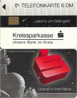 Germany - Sparkasse Astronaut (Overpint 'Kreissparkasse Unsere Bank Im Kreis') - O 2476 - 11.1994, 6DM, Used - O-Reeksen : Klantenreeksen