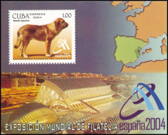 Cuba 2004, Dog Breeds - S/s MNH - Ongebruikt