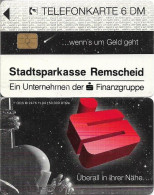 Germany - Sparkasse Astronaut (Overpint 'Stadtsparkasse Remscheid') - O 2476 - 11.1994, 6DM, Used - O-Series : Customers Sets