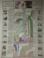 Big Plate New Historical Chronological Framework Of The Old Testament- Israel Palestina Jerusalem. 83x57 Cm. - Wereld