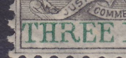 British South Africa Company 1892/94 Mi. 18, 3 Penny Grau/grün Wappen ERROR Variety In  'R' In THREE, MH* (3 Scans) - Ohne Zuordnung