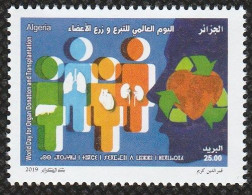 Année 2019-N°1850 Neuf**/MNH : Journée Mondiale Du Don D'organes Et De La Greffe - Algeria (1962-...)
