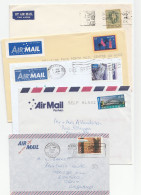 1960- 2015 AUSTRALIA 5 Diff Airmail COVERS Sailing, Mountain, Flower, Bridge, Christmas Stamps Cover - Collezioni