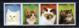 PARAGUAY - 1989 - CHATS - CATS - KATZEN - - Paraguay