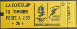 2715 C4A Conf. 6 Date 5/ 27.8.91 Carnet Fermé Briat 2.50F - Modernes : 1959-...