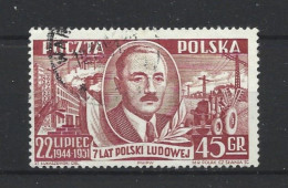 Poland 1951 Pres. Bierut Y.T. 616 (0) - Used Stamps