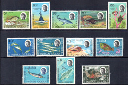 British Indian Ocean Territory  BIOT 1968 N° YT 16 à 30 Tous Neuf ** Sans Charnière Without Hinge - British Indian Ocean Territory (BIOT)