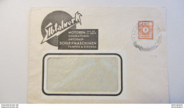 OPD: Orts-Brief 8 Pf Ost Sachsen Gez. SoSt. Heidenau Barockgarten 13.1.46, Abs: Elbtalwerk Motoren, Generatoren  Knr: 59 - Storia Postale