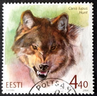 Estonia , Estland 2004 Wolf - Wild Animal Michel 479 Used Stamps  (o)  ALB - 62 -  23 - 8 - Estonie