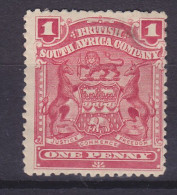 British South Africa Company 1898 Mi. 59, 1 Penny Neue Wappen, MH* (2 Scans) - Unclassified