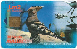 Delcampe - Malta - Maltacom - Birds Puzzle 3/4,  Hoope, 03.2002, 38U, 50.000ex, Used - Malte