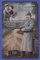 Bildpostkarte 1. Weltkrieg Wachsoldat Gelaufen Als Feldpost 1915 - Feldpost (portvrij)
