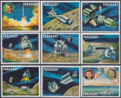 PARAGUAY 1970, SPACE, COMPLETE MNH SERIES With GOOD QUALITY, *** - Paraguay