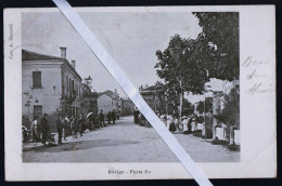 ROVIGO - 1903 - PORTA PO - ANIMATISSIMA!!!! - Rovigo