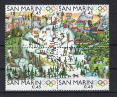 2006 SAN MARINO SET MNH ** 2094/2097 Olimpiadi Invernali Di Torino - Nuovi