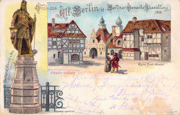 Berlin - Mehrbild Litho Gewerbeausstellung 1896 Gel.1896 AKS - Neukölln