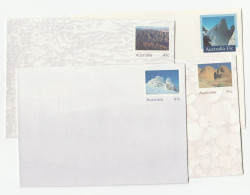 Australia  4  Diff  VIEWS NATIONAL PARK HERITAGE Postal STATIONERY COVERS Cover Stamps - Postwaardestukken