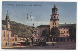AK 212105 AUSTRIA -  Salzburg - Residenzbrunnen Mit Glockenspiel - Salzburg Stadt