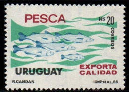 1986 Uruguay Fish Exports Industry #1223 ** MNH - Uruguay