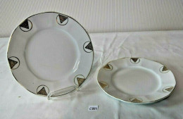 C224 2 Assiettes En Vieux St Ghislain - Belgium - Andere & Zonder Classificatie