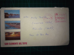 ARGENTINE; Enveloppe Cirulée Avec Affranchissement Mécanique Et Variété De Timbres Postaux à Destination De Buenos Aires - Used Stamps