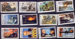 MARSHALL Is  - USA + BRITISH  ARMY - **MNH - 1991 - WW2