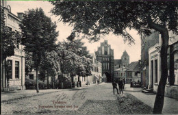 ! Alte Ansichtskarte Teterow In Mecklenburg, Rostocker Straße, Stadttor - Teterow