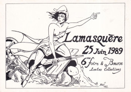 LAMASQUERE  6éme Bourse Toutes Collections  1989 - Bolsas Y Salón Para Coleccionistas