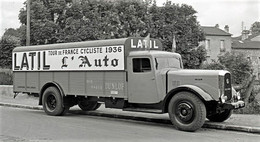 Latil Camion - Vehicule Publicitaire Pour Le Tour De France 1936  -  15x10cms PHOTO - Camion, Tir