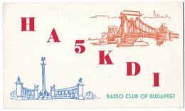 Q 10 - 308-a HUNGARY - Bridge In Budapest - 1969 - Radio Amateur
