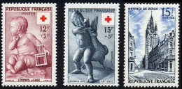 France 1955 Yvert 1048 - 1049 - 1051 ** TB - Nuovi