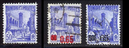 Tunisie 1937 Yvert 181 / 183 (o) B Oblitere(s) - Used Stamps