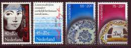 Pays-Bas 1978 Yvert 1086 / 1089 ** TB - Nuovi