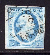 Pays-Bas 1852 Yvert 1 (o) B Oblitere(s) - Gebruikt