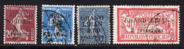 Grand Liban 1924 Yvert 5 - 6 - 9 - 10 (o) B Oblitere(s) - Gebruikt