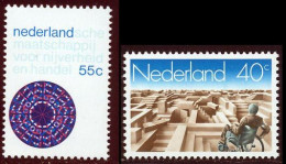 Pays-Bas 1977 Yvert 1076 / 1077 ** TB Bord De Feuille - Nuevos