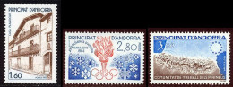 Andorre Francais 1984 Yvert 326 / 328 ** TB - Nuevos