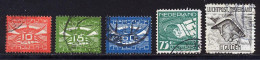 Pays-Bas PA 1929 Yvert 1 / 3 - 5 / 6 (o) B Oblitere(s) - Airmail